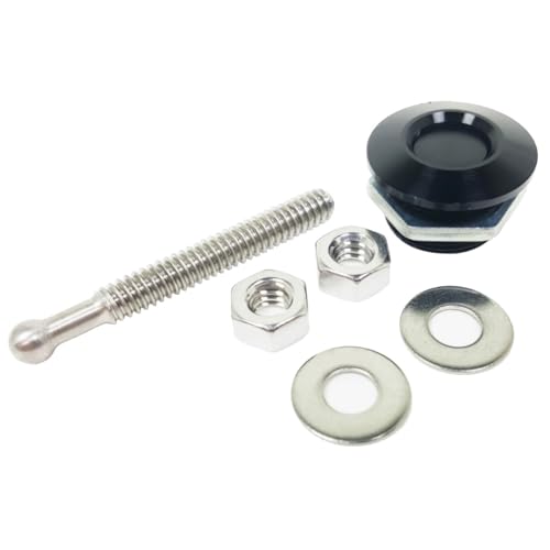 Quik-Latch Products QL-25-SB 1.25" Upper Diameter Black Anodized MIni Quick Release Latch - Image 4