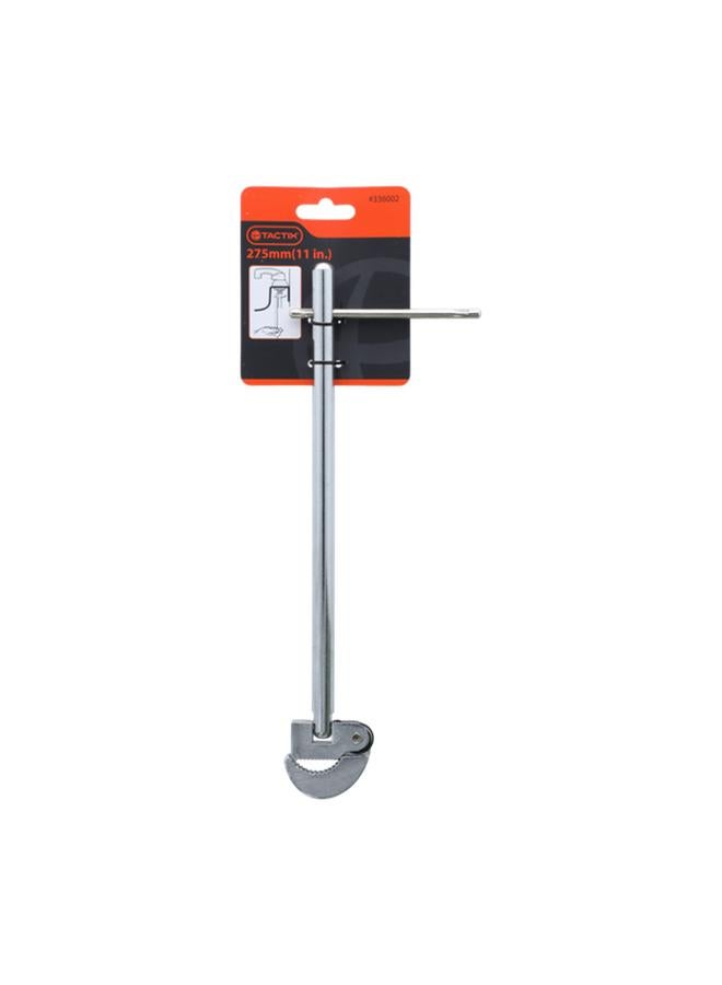 Tactix Basin Wrench Chrome 11inch  - Image 1