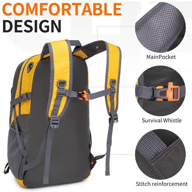 Shenhu 40L Hiking Backpack Lightweight Daypack Waterproof Travel Camping Backpack For Men Women Sport Packable - Image 4