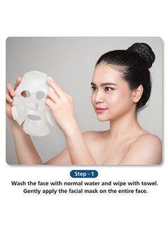 MIRABELLE COSMETICS KOREA Charcoal Facial Sheet Mask (Pack Of 6)  - Image 4