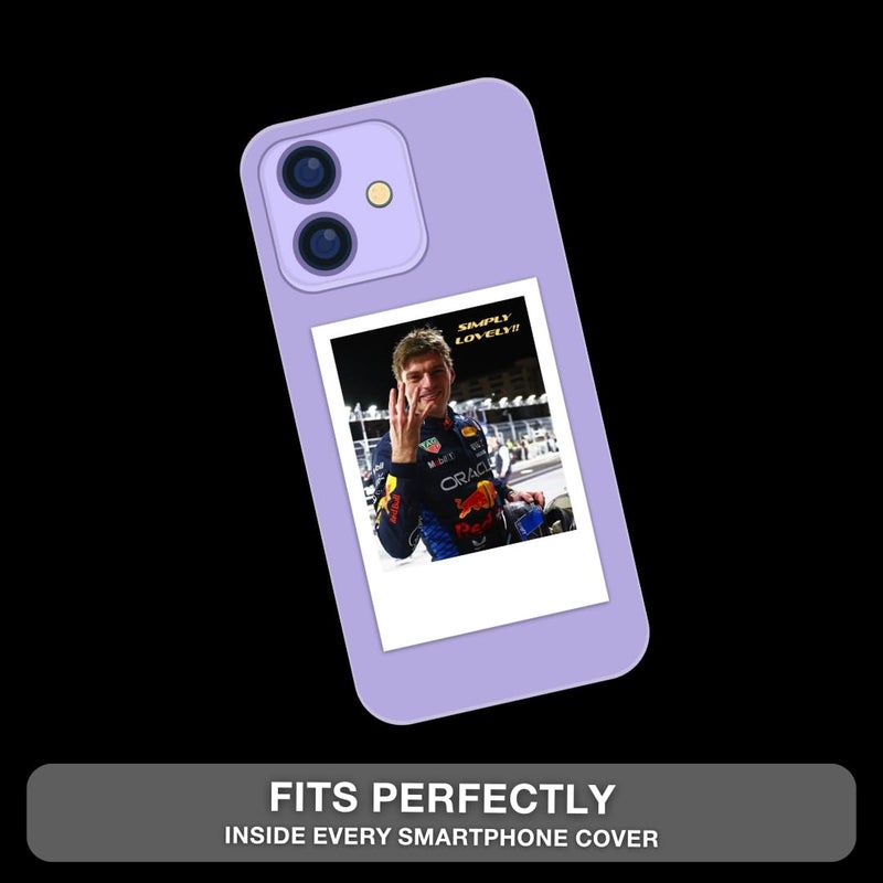 Funk You Store Max Verstappen Poster | F1 Driver Max Verstappen Posters (Set of 15) | Redbull F1 Poster | Formula One Mini (8 x 6 cm) Posters for Phone Accessories, Bedroom, Office, room decoration - Image 2