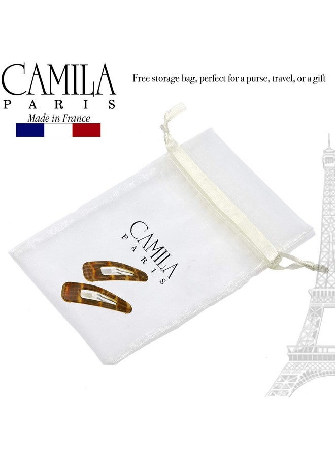 CAMILA Paris Cp3093 French Hair Snap Clip Barrette Hair Slides Clic Clac For Women Styling Girls Side Slidein Metal Snap Pin Hair Accessories For Women. Strong Hold No Slip Grip Made In France - Image 5