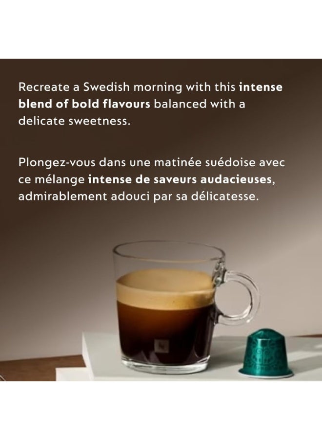 Nespresso Stockholm Fortissio Lungo Original Line Coffee Capsules, Pack of 90 – Smooth Long‑Cup Pods, Compatible with Nespresso Original Machines, Recyclable Aluminum Capsules - Image 3