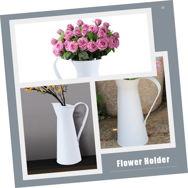 2pcs Modern Metal Vase for Dried Flowers Elegant Room Decor Living Room - Image 4