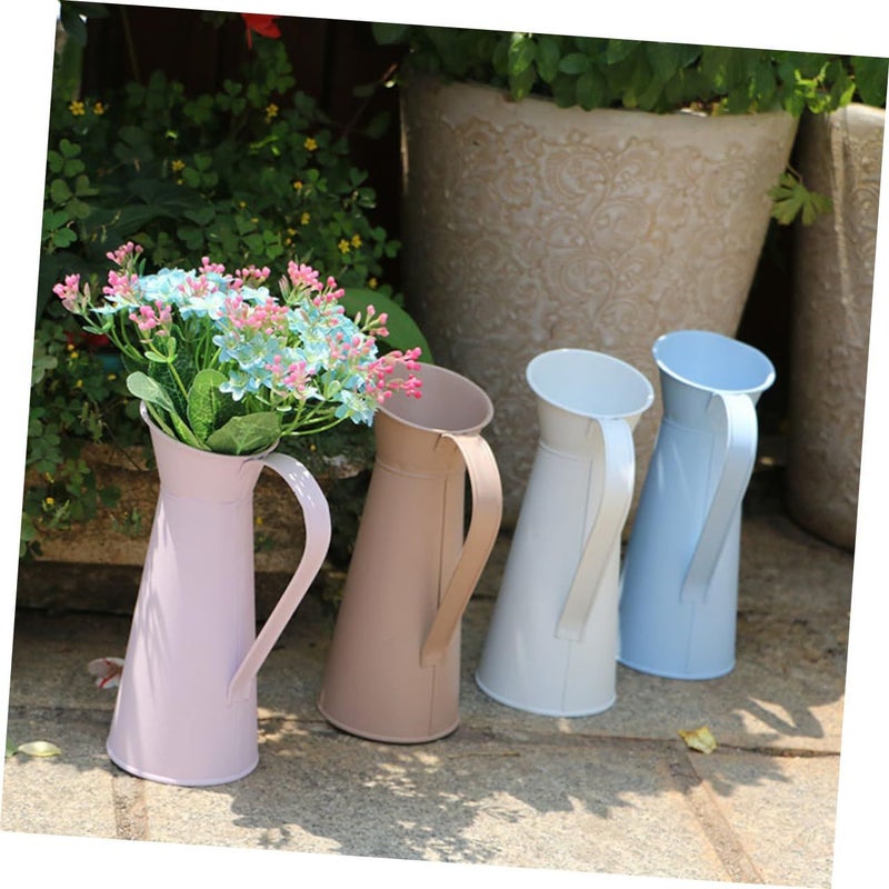 2pcs Modern Metal Vase for Dried Flowers Elegant Room Decor Living Room - Image 3