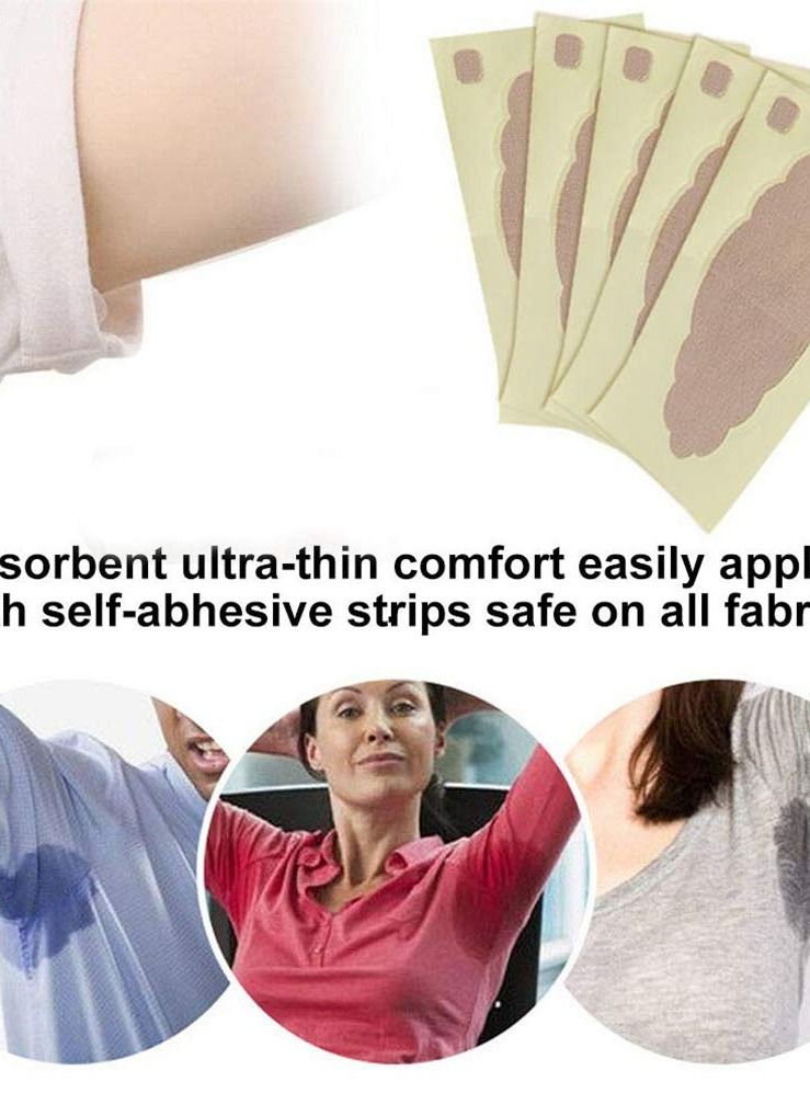 Generic 5PCS Underarm Sweat Pads Antiperspirant Sticker Armpit Antiperspirant Pad Underarm Sweat Sticker for Women and Men - Image 5