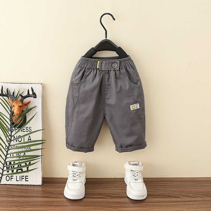 Boys' Pants Summer Children'S Pure Cotton Children'S Summer Khaki Shorts For Boys And Babies' Summer Five-Point Pants - Image 2