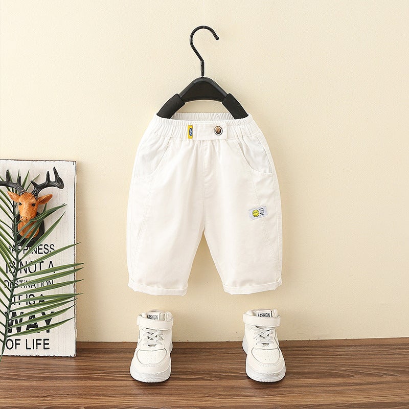 Boys' Pants Summer Children'S Pure Cotton Children'S Summer Khaki Shorts For Boys And Babies' Summer Five-Point Pants - Image 4