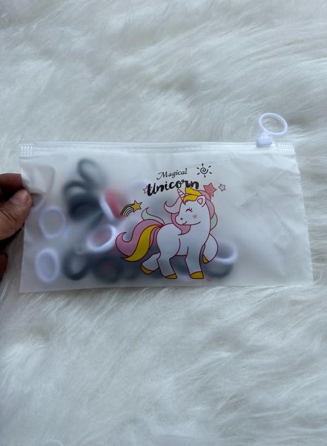 كرونيكس مجموعة كرونكس من 12 ربطة شعر على شكل ذيل حصان، أربطة شعر مطاطية ملونة، أربطة شعر صغيرة، حاملات ذيل حصان، مشابك شعر، ومشبك شعر للنساء والفتيات - Image 3