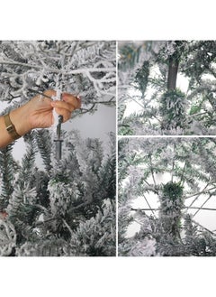 Decor Artificial Tree Snow Flocked Tree With Sturdy Metal Stand, Flocked Tree With Lush Greenery, Holiday Tree For Home, Office, Event, Easy Assembly 210 Cm - pzsku/Z2F54EE482192F7B03183Z/45/_/1727277940/41094b21-7e66-4805-8037-92e6df46ef4b