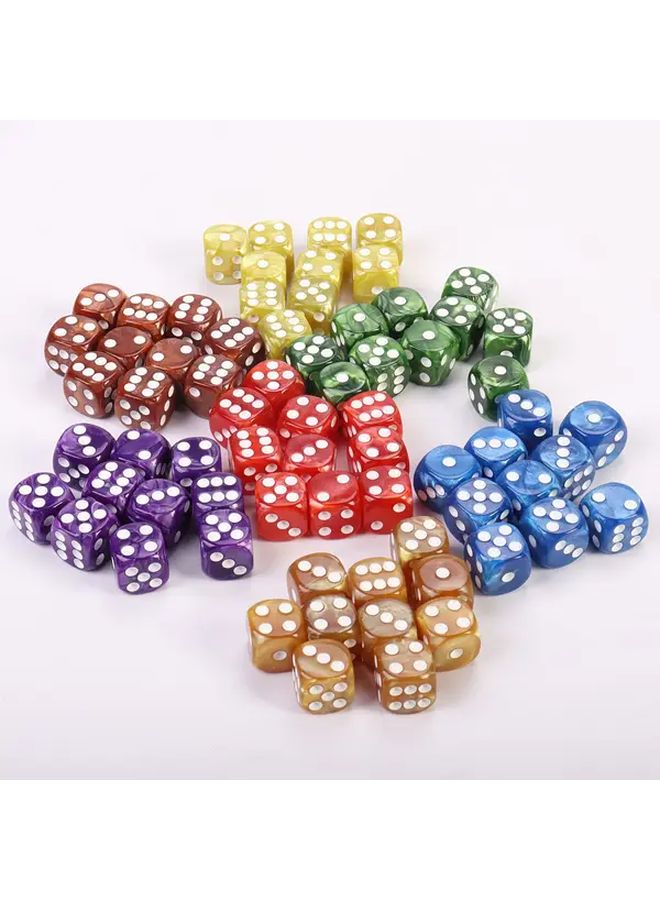 Purple Dice Set 10 Six Sided Game Dice Bright Colors Fun Table Games - Image 4