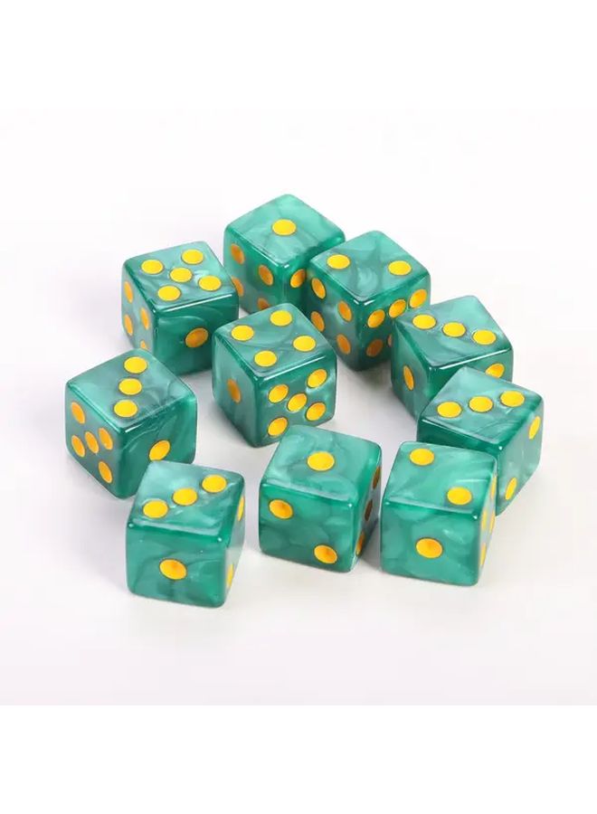 Purple Dice Set 10 Six Sided Game Dice Bright Colors Fun Table Games - Image 5