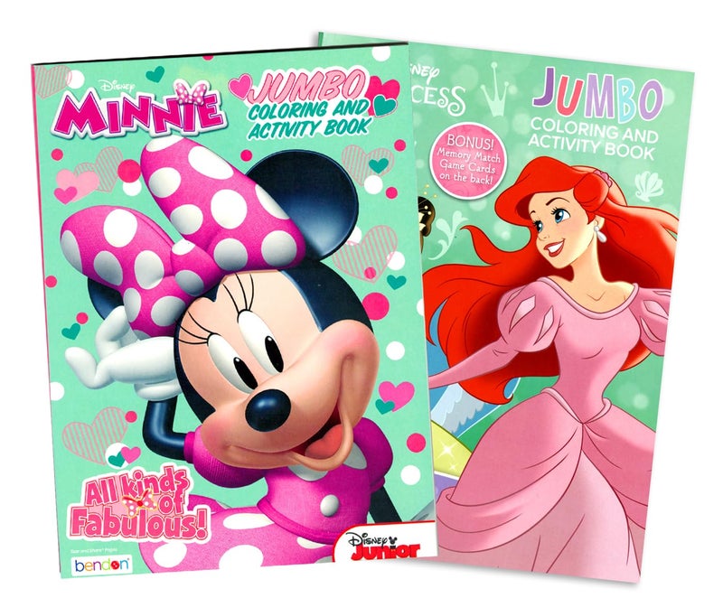 Bendon Disney Classics Coloring and Activity Books for Kids â€“ Bulk Coloring Bundle with Mickey Mouse, Minnie, Ariel Featuring Stickers, Activities, Mazes, Games, Puzzles, and More - Image 5