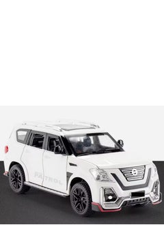 Dream Zone Nissan Patrol Alloy Car Model Diecast 1:24 (White)  - Image 2