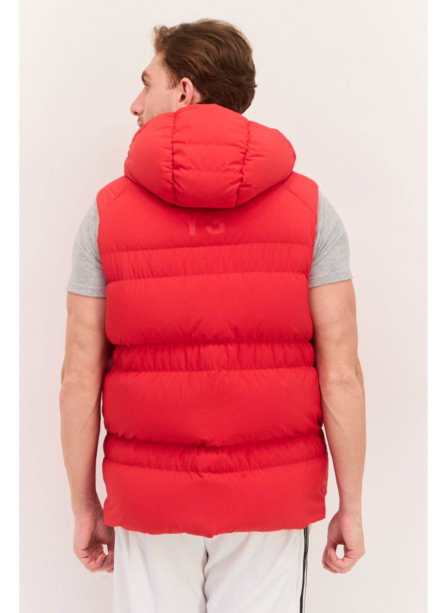 Adidas Adidas Y-3 By Yohji Yamamoto Men Sport Fit Outdoor Jacket Vest, Red  - Image 3