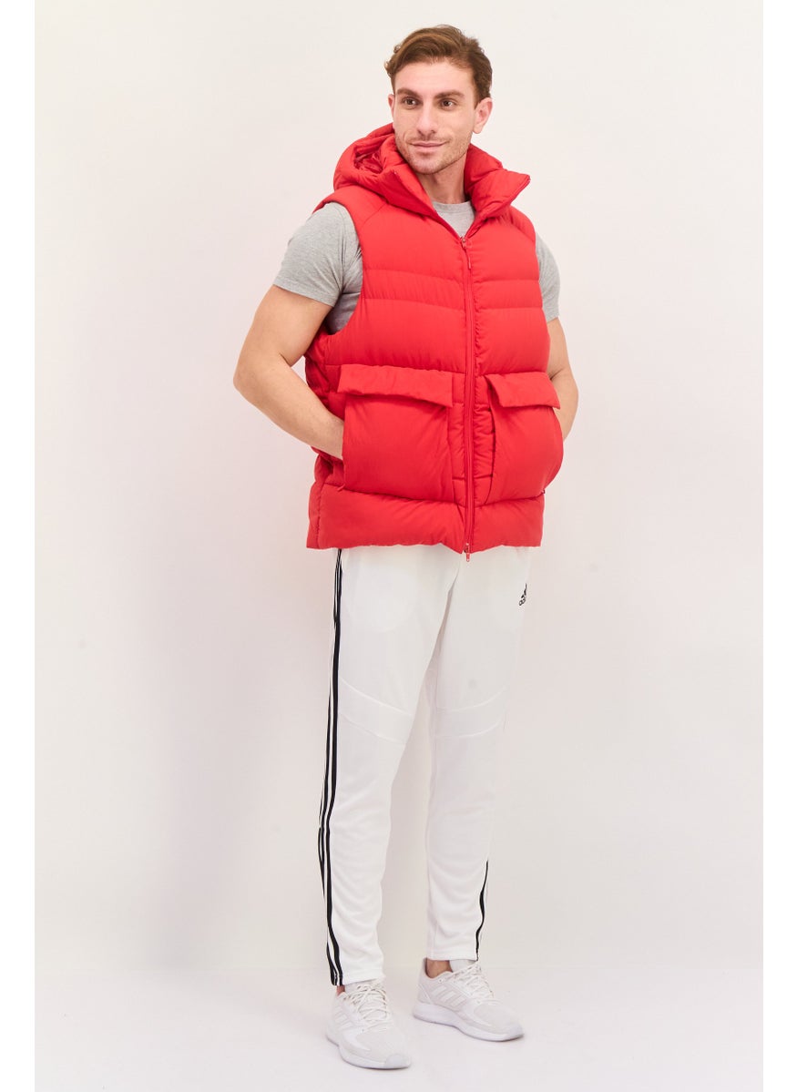 Adidas Adidas Y-3 By Yohji Yamamoto Men Sport Fit Outdoor Jacket Vest, Red  - Image 4