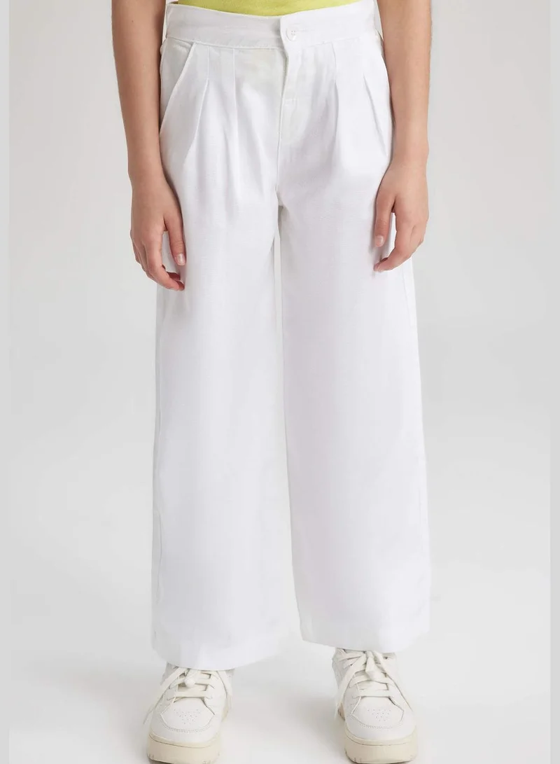 DeFacto Girl Wide Leg Woven Trousers