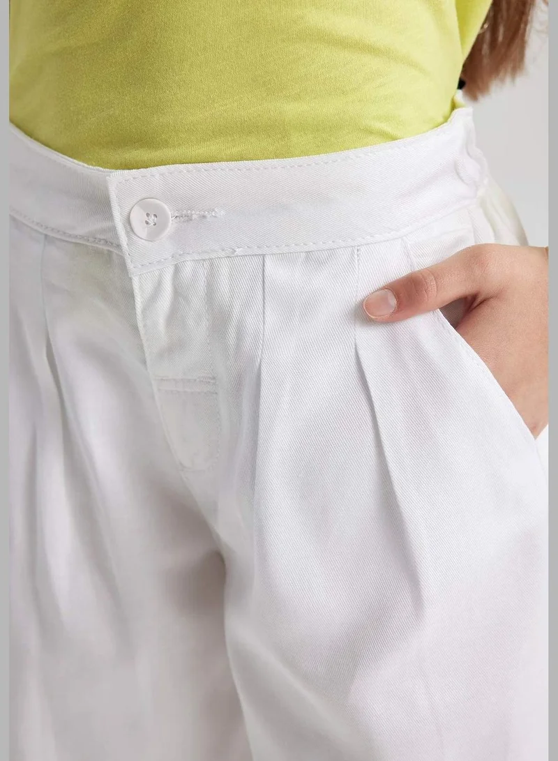 DeFacto Girl Wide Leg Woven Trousers