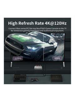Y&D HDMI 2.1 Switch 8K Splitter, 2 in 1 with IR Remote 8K@60Hz 4K@120Hz Input Output HDCP2.3 CEC for Xbox PS5/ 4 Blue-ray Player Notebook PC Projectors Monitors  - Image 5