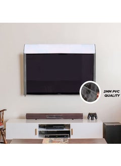 E-Retailer ERetailer Transparent LCDLED TV Protector Cover with Zipper Enclosure for 26 Inch Suitable for All Major Brand Model ColorBlack Size2553x17 Inches  - Image 2