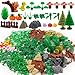BroTex Plants Tree Accessories Jungle  Botanical Parts Bricks Flower Leaf Forest Flower Plants Pieces Building Blocks Set Animals Farm Squirrel Birds Grass Garden House Toy Without Baseplate - Image 4