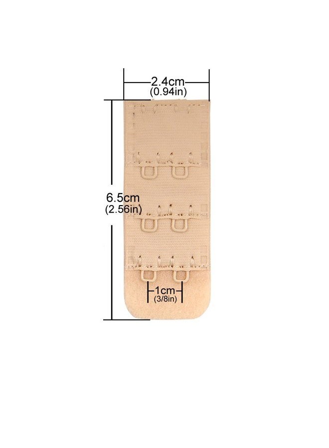 Closecret Women's Nylon Bra Extender Multi-size Brassiere Strap Extension (2 Hooks 3/8 Inch Spacing) - Image 3