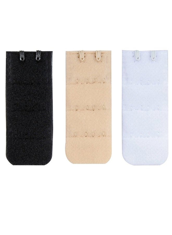 Closecret Women's Nylon Bra Extender Multi-size Brassiere Strap Extension (2 Hooks 3/8 Inch Spacing) - Image 2