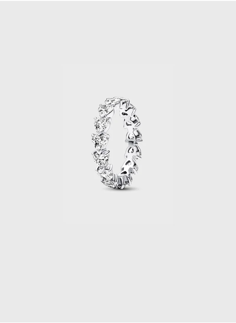 PANDORA Row Of Hearts Eternity Ring