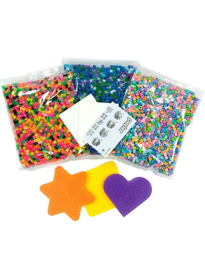 Perler Fuse Activity Bucket for Arts and Crafts, 8500 Beads, One Size - Image 4