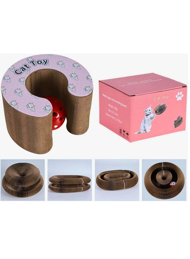 Emily Pets Paper Magic Organ Cat Scratching Board Cat Scratch Board Toy Magic Cat Scratcher Climbing Frame Magic Organ Cat Play Scratch Toy - Image 3