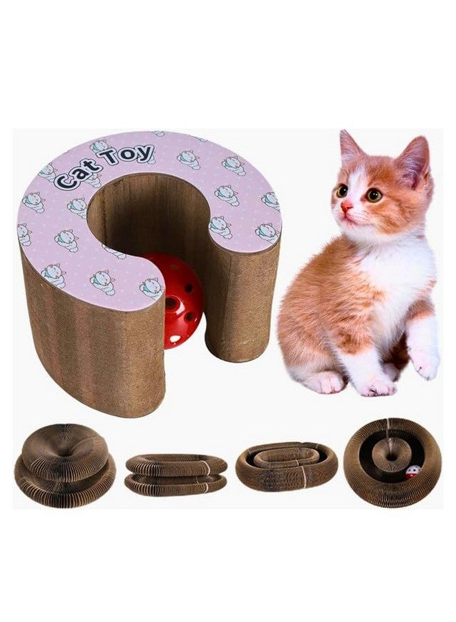 Emily Pets Paper Magic Organ Cat Scratching Board Cat Scratch Board Toy Magic Cat Scratcher Climbing Frame Magic Organ Cat Play Scratch Toy - Image 4