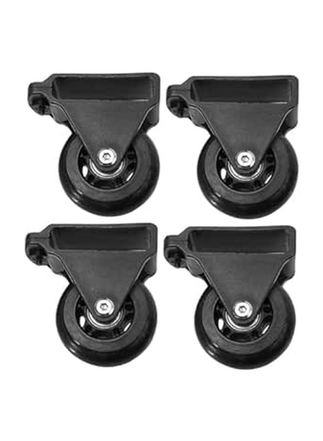 Aluminum Alloy Ladder Caster Wheels 4 Pack Replacement For Telescopic Ladders - Image 1
