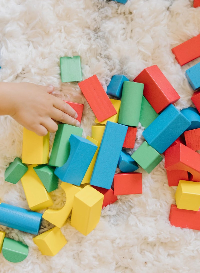 DURKU 100 Pieces Soft Toy Set for Toddlers, Sensory and Montosorri Toys for Boys & Girls - Image 3
