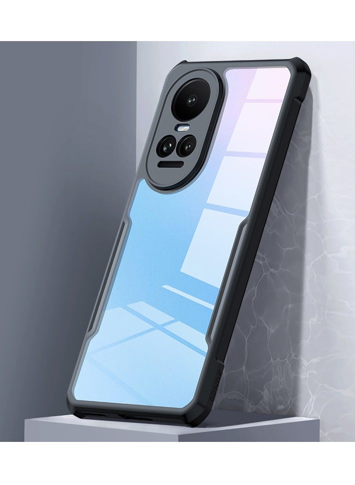 OPPO Reno 10/OPPO Reno10 Pro 5G Mobile Phone Case Cover, Ultra-Thin Lightweight Cover Soft TPU Bumper + Acrylic Clear Back Case Cover - Image 2