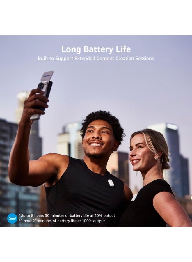 AMARAN Go Compatible with MagSafe Mini Phone Light,Rechargeable Portable Mirror LED Phone Light for Selfie,Makeup,Video Conference,TikTok,Compatible with iPhone&Android (Charcoal) - Image 3