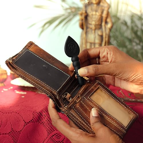 WoCra® Karungali Vel 3 Inches Height Original, Government Lab Certified Black Ebony Wood Vel |100% Natural Unpolished Karungali Vel | Great Gift for Loved Ones |1 Piece - Image 1