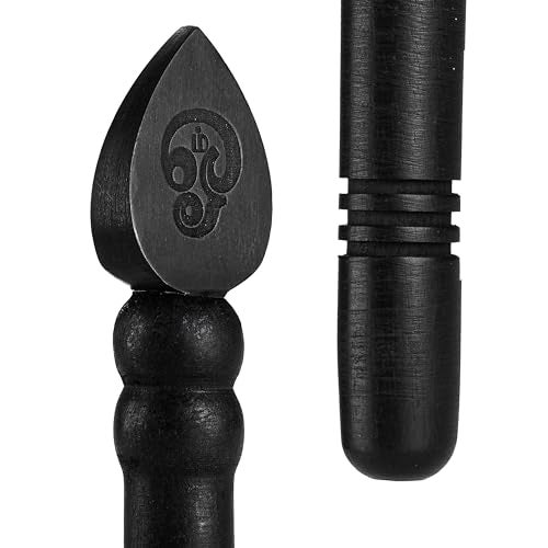 WoCra® Karungali Vel 3 Inches Height Original, Government Lab Certified Black Ebony Wood Vel |100% Natural Unpolished Karungali Vel | Great Gift for Loved Ones |1 Piece - Image 3