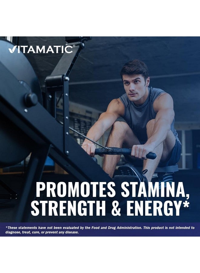 Vitamatic Tribulus Terrestris for Men - 2000 mg per Serving - 95% Saponins - 180 Vegetable Capsules - Made in The USA - Gluten Free & Non-GMO - Image 3