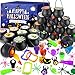 OCTERIC 216 Pcs Halloween Party Favors Prefilled Witch Cauldron Pumpkin Bucket Skull Halloween Bucket Halloween Toys Novelty Prizes Bulk Party Favors Supplies Treats for kids - Image 2