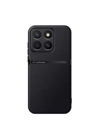 Phone Case Cover Leather TPU Back Case Cover shock resistant Compatible with Honor x8c 4g (Black) - pzsku/Z2F55DE512FC912761AC1Z/45/1747654507/4bd88856-fbaf-4acf-bf36-e34e95cca4dc