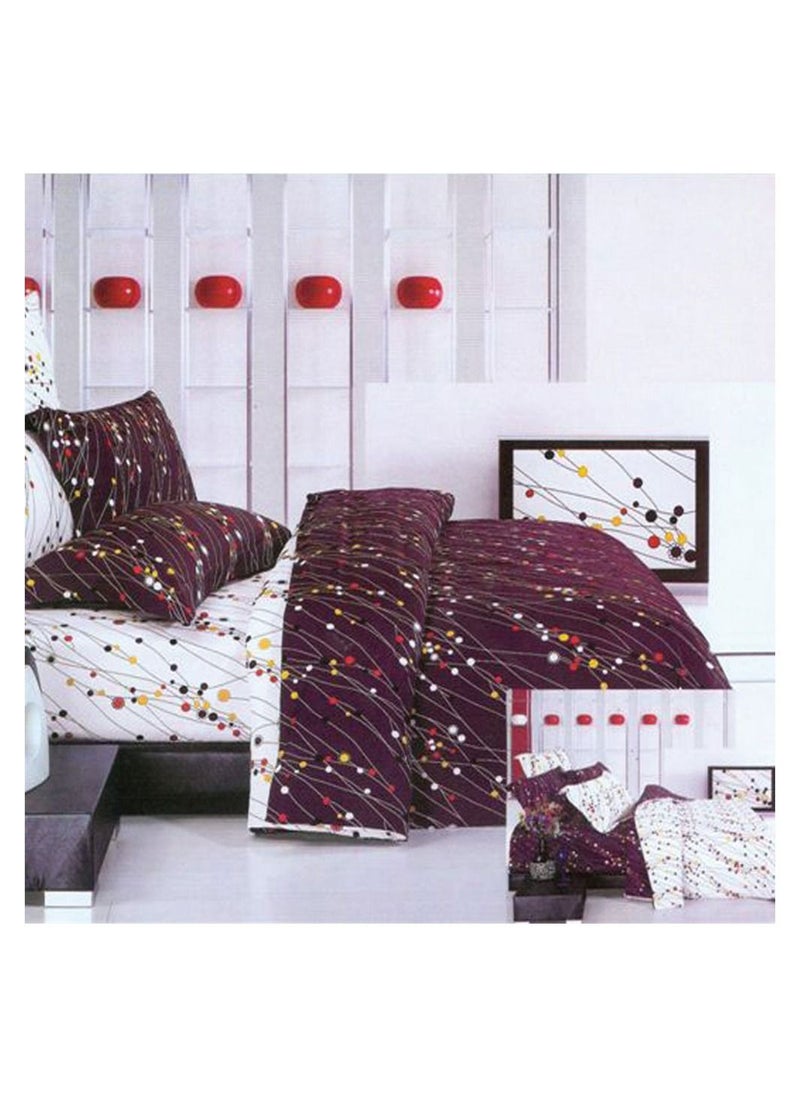 Family Bed stick Bed sheet satin cotton 4 pieces size 180 x 200 cm Model 4009 from Family Bed  - Image 1