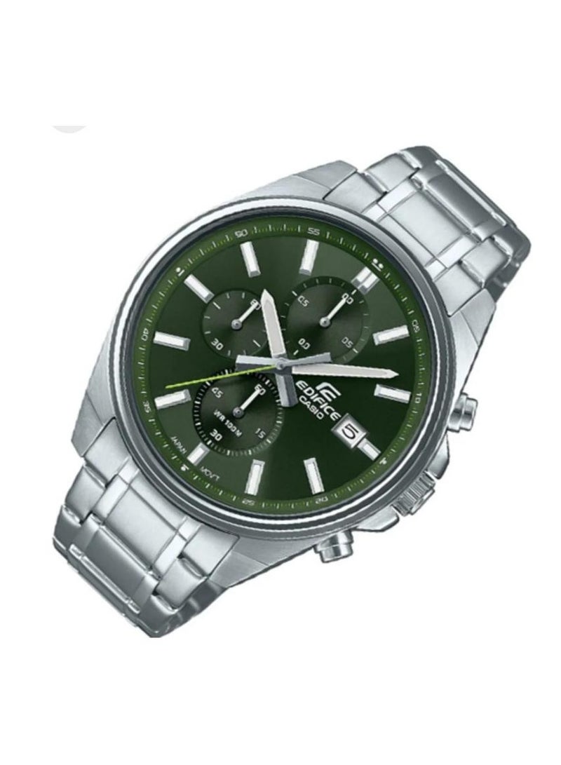 كاسيو ساعة كاسيو ايديفيس للرجال بسوار ستانلس ستيل فضي EFV-610D-3CVUDF - Image 2