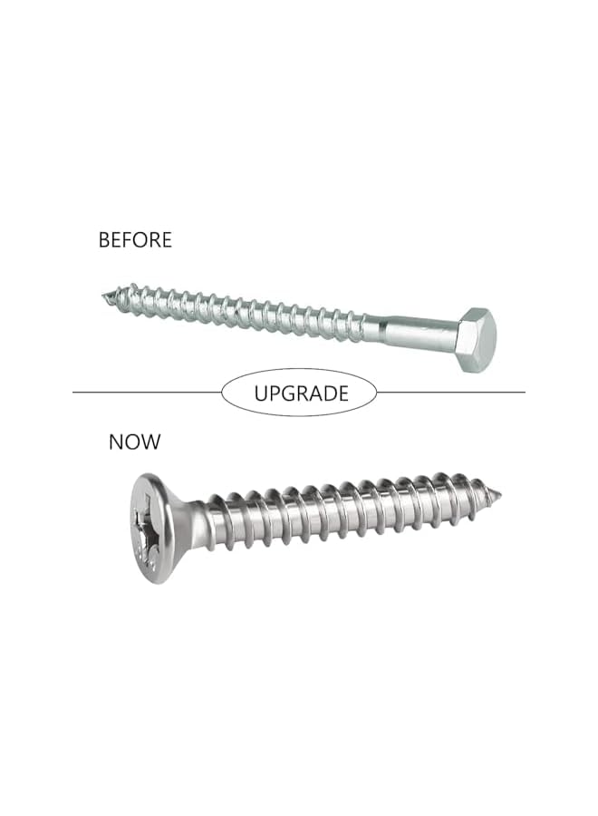 PROMASS 304 Stainless Steel Wall Hanging Kit With Screw Bolts,Hammock Wall Hooks For Hanging,1000lb Capacity,For Indoor and Outdoor Heavy Duty Wall,Ceiling Swing Chairs Hooks. - Image 3