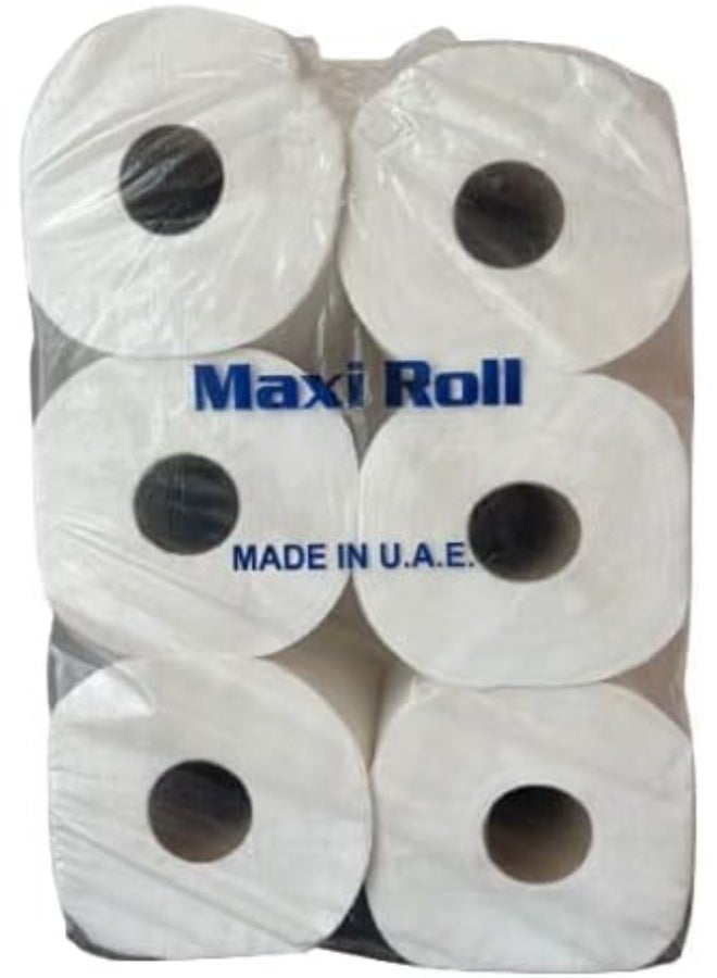 SAMS Maxi Roll Tissue Paper - 750g Pack of 6 - Image 3
