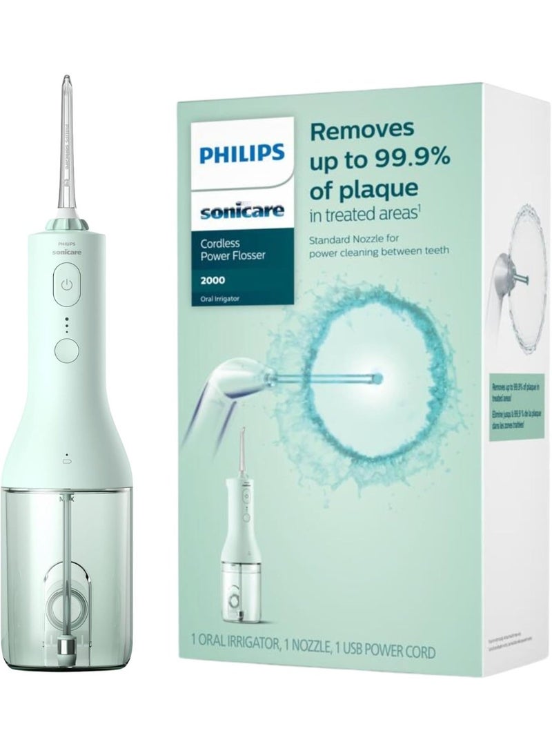 Philips Cordless Power Flosser 2000 , Mint - Image 1