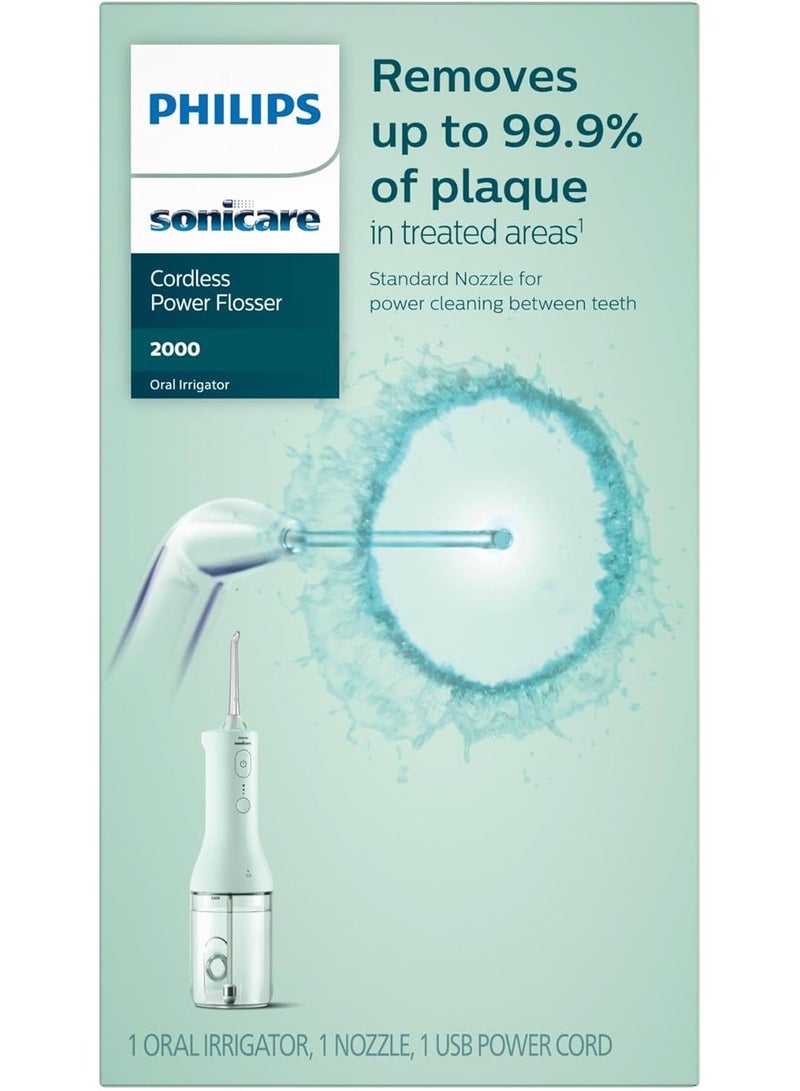 Philips Cordless Power Flosser 2000 , Mint - Image 2