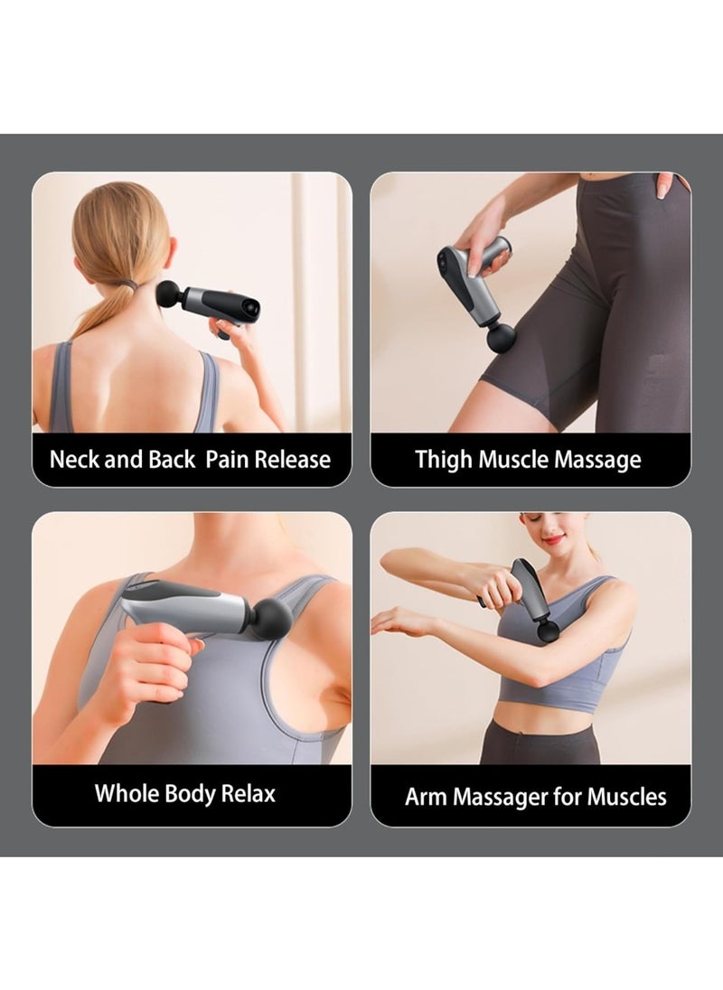 Changli Mini Massage Gun, Muscle Massage Gun, Precussion Massager for Back Neck Shoulder, Small & Lightweight, Type-C Charging, Full Body Relax Gift for Men Women, Full Body Relaxation  - Image 2
