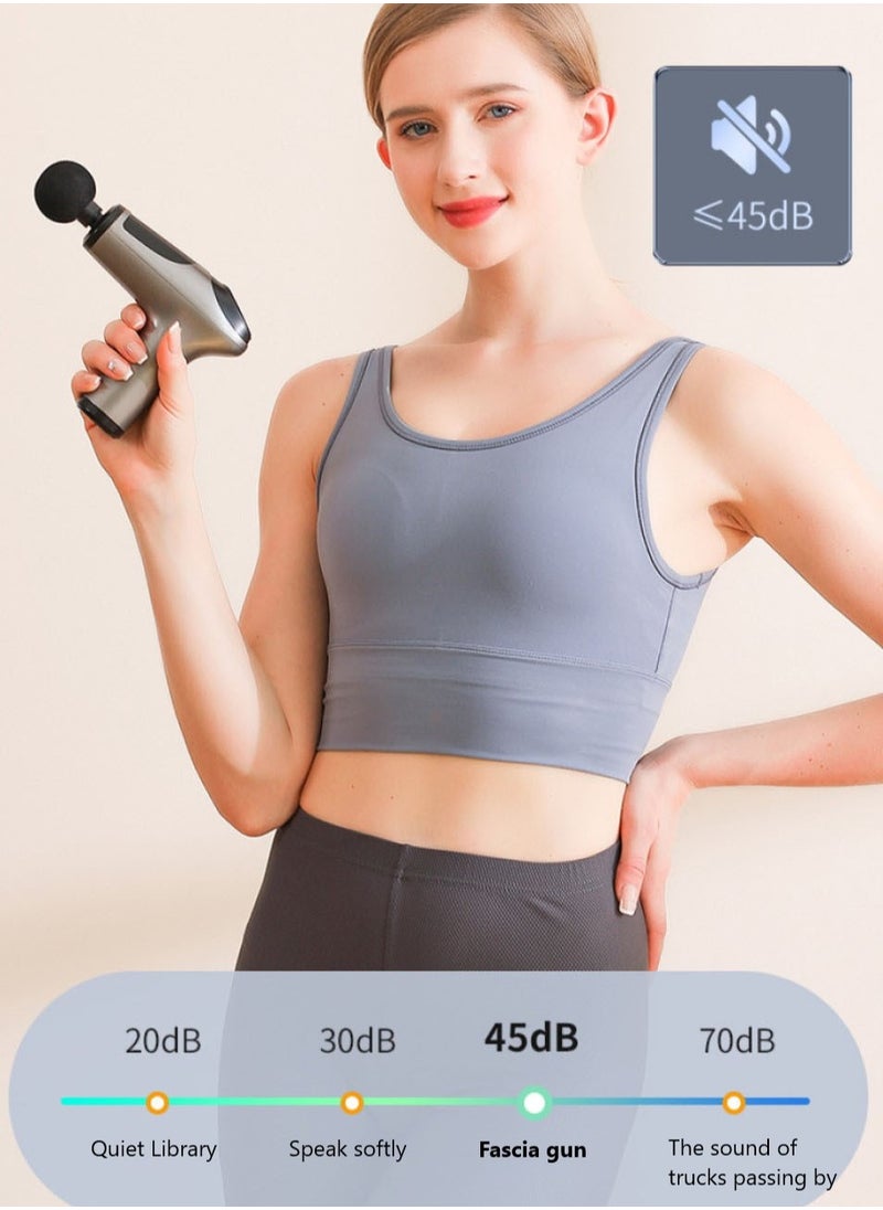 Changli Mini Massage Gun, Muscle Massage Gun, Precussion Massager for Back Neck Shoulder, Small & Lightweight, Type-C Charging, Full Body Relax Gift for Men Women, Full Body Relaxation  - Image 4