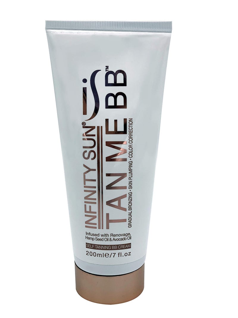 Infinity Sun Tan Me BB SelfTanning BB Cream Gradual Bronzing SelfTanning Lotion for Body Natural Ingredients Sunless Tanning Lotion Self Tanner Lotion for Fake Tan  TAN EXTENDER 7 Oz