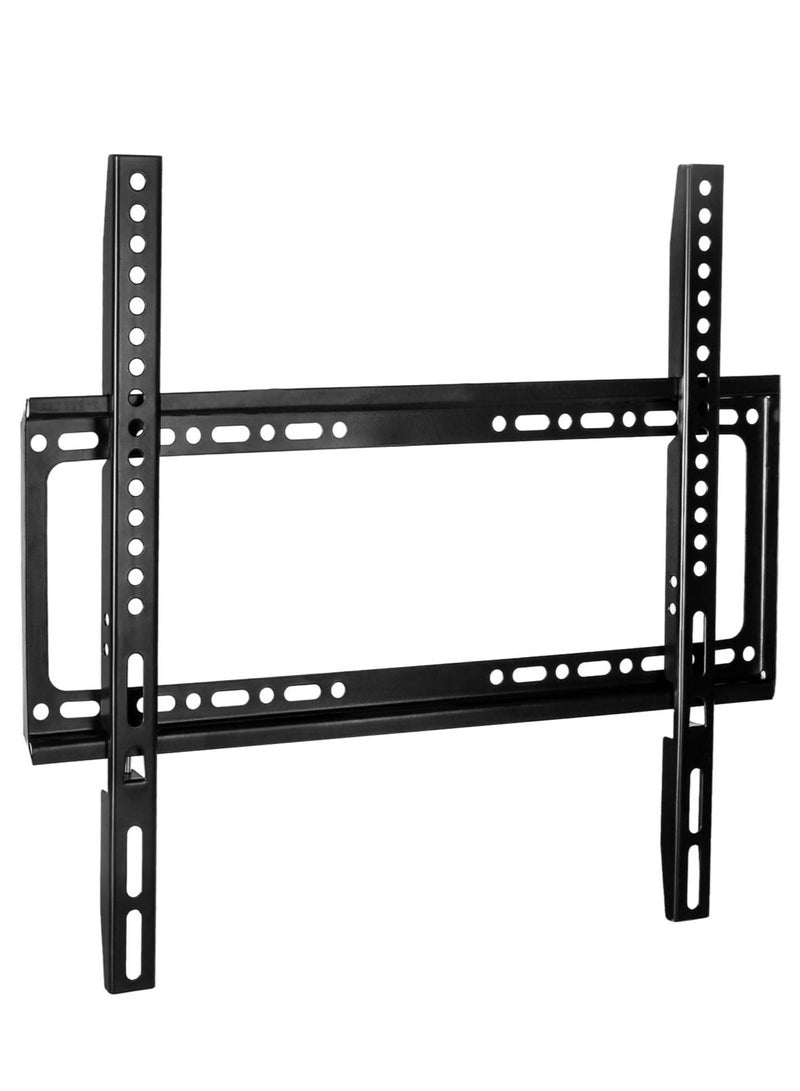TV Wall Mount 26-63 Inches Ultra Strong Slim Fixed TV Bracket Heavy Duty Ultra Super Strong 50KG TV Wall Mount with Wall Fixing Kit for Flat Curved Screen TV LED, LCD OLED - Image 1